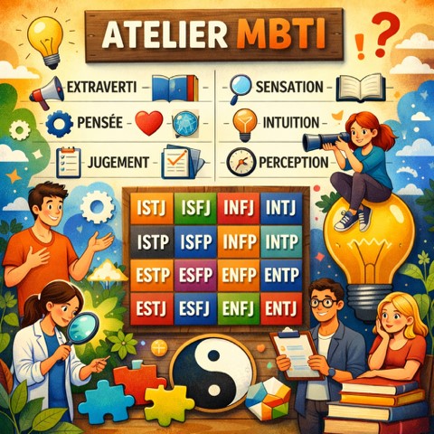 Atelier MBTI : Se connaître et améliorer sa relation à soi et aux autres