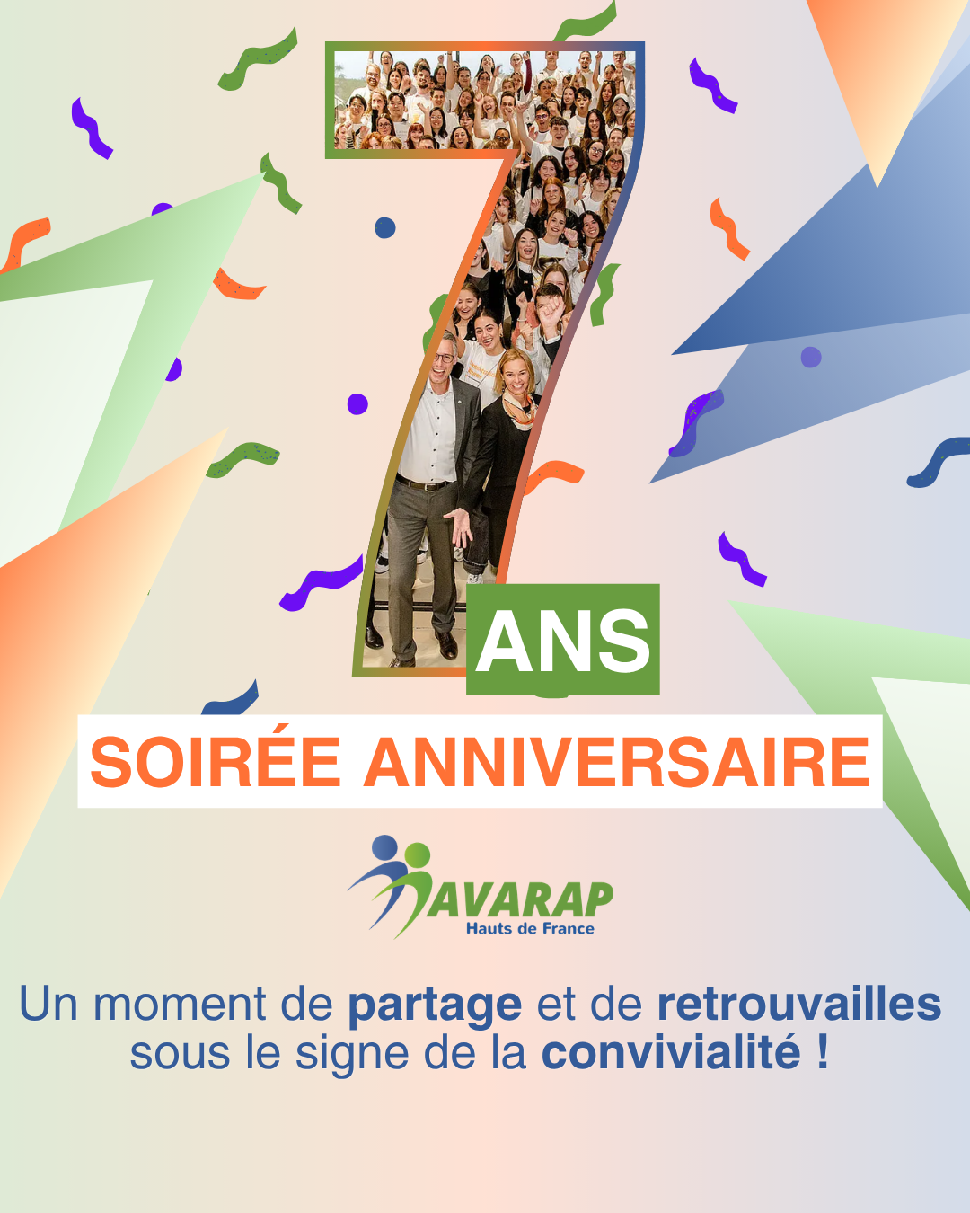 Anniversaire des 7 années de présence dans le hauts de France